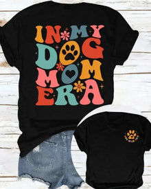 In My Dog Mom Era Retro Tee - XL