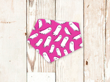 "Fuchsia Ghosts" Halloween Dog Bandana