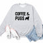 Coffee and Pugs Crewneck Sweatshirt
