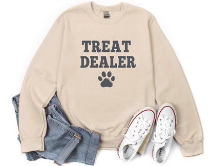 Treat Dealer Crew Neck for Dog Lovers - Bark & Beyond