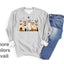 Halloween Dog Ghosts Crew Neck Sweatshirt