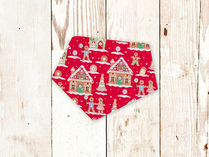 "Gingerbread House" Dog Bandana