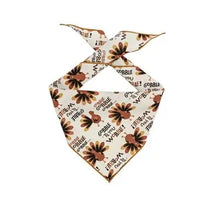 Gobble till you Wobble Thanksgiving Dog Bandana Hunter K9