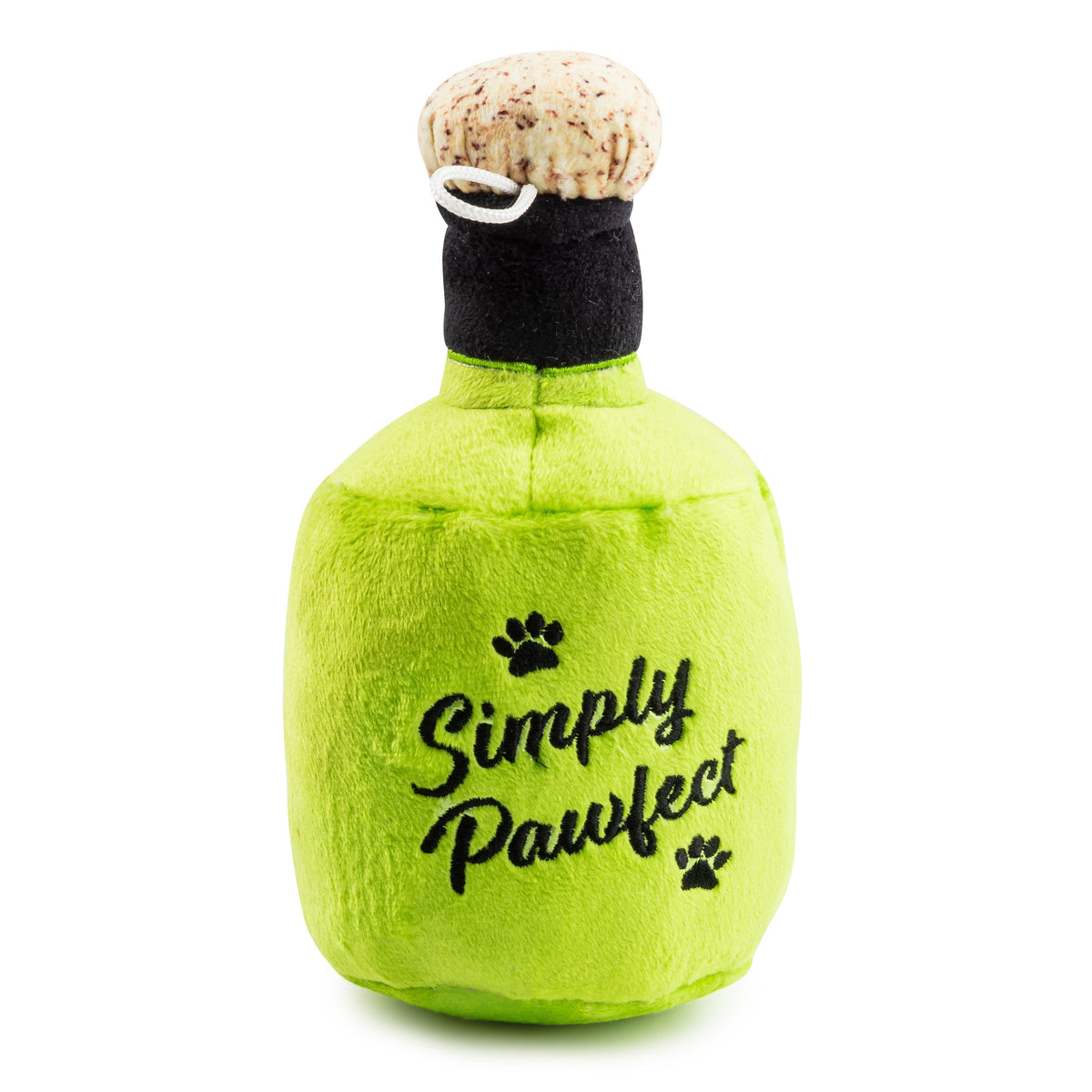 Puptron Tequila Toy | Squeaky Plush Dog Toy with Crinkle & Mesh Lining