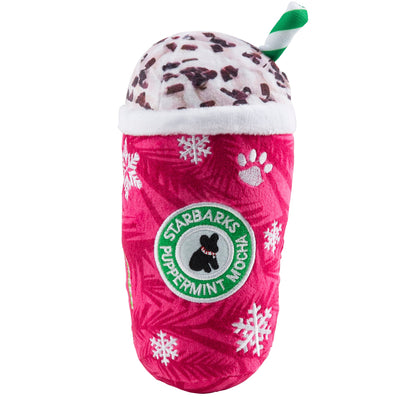 Starbarks Puppermint Mocha Christmas Holiday Plush Dog Toy