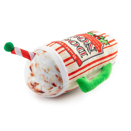 Dog Nog Holiday Christmas Plush Dog Toy