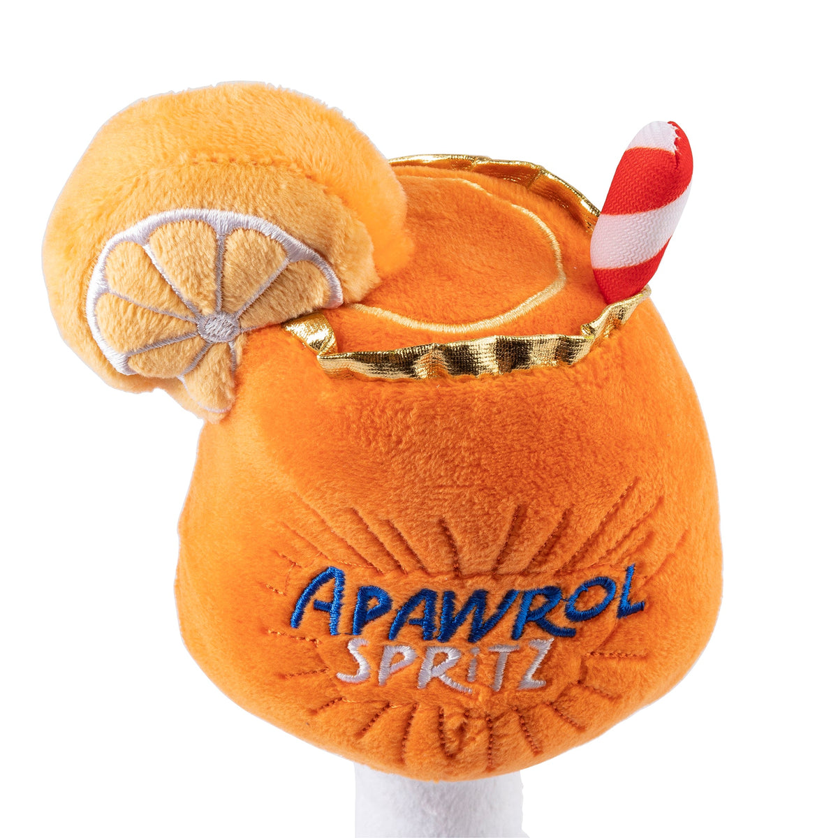 Apawrol Spritz | Squeaky Plush Dog Toy with Crinkle & Mesh Lining