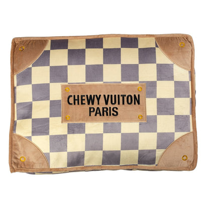 Checker Chewy Vuiton Bed