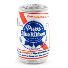 Pups Blue Ribbon | Squeaky Plush Dog Toy with Crinkle & Mesh Lining