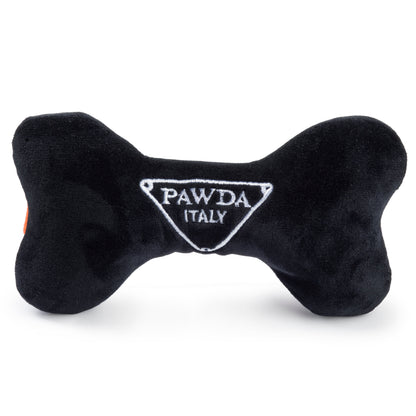Pawda Bone | Squeaky Plush Dog Toy with Crinkle & Mesh Lining