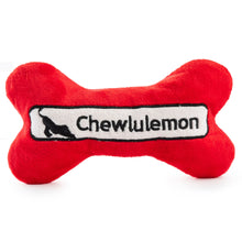 Chewlulemon Bone | Squeaky Plush Dog Toy with Crinkle & Mesh Lining
