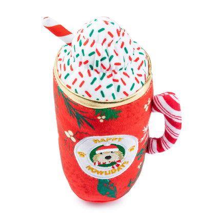 Howliday Cheer Mug Holiday Christmas Plush Dog Toy