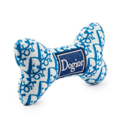 Dogior Bone | Squeaky Plush Dog Toy with Crinkle & Mesh Lining