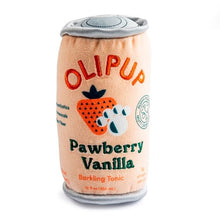 Olipup - Pawberry Vanilla | Squeaky Plush Dog Toy with Crinkle & Mesh Lining