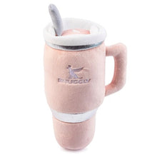 Snuggly Cup - Blush | Squeaky Plush Dog Toy with Crinkle & Mesh Lining