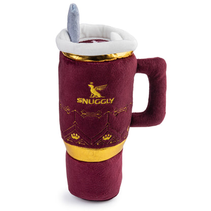 Holiday Snuggly Cup - Red Christmas Plush Dog Toy