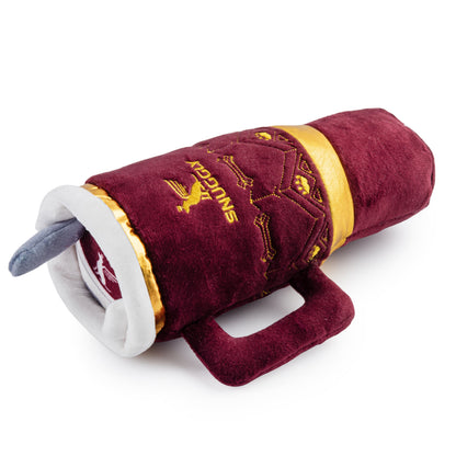 Holiday Snuggly Cup - Red Christmas Plush Dog Toy