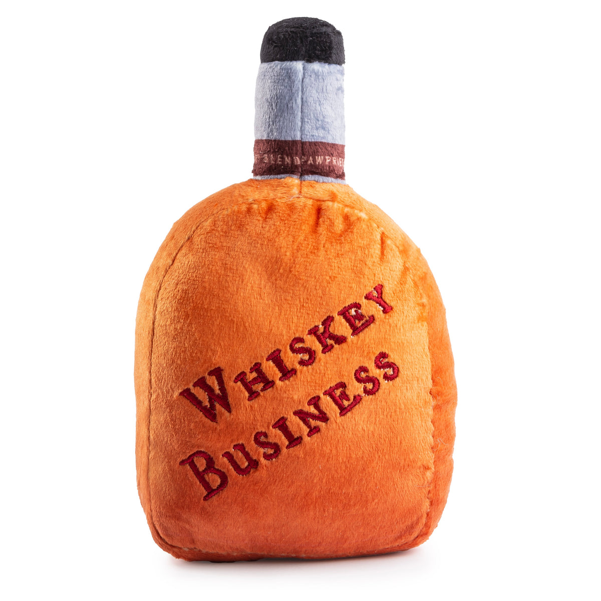 Woofford Reserve Bourbon | Squeaky Plush Dog Toy with Crinkle & Mesh Lining