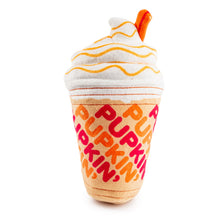 Pupkin' Donuts Iced Coffee | Squeaky Plush Dog Toy with Crinkle & Mesh Lining