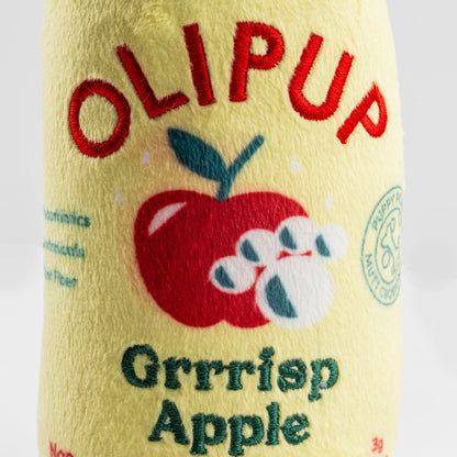 Olipup Soda Grrrisp Apple Holiday Plush Dog Toy