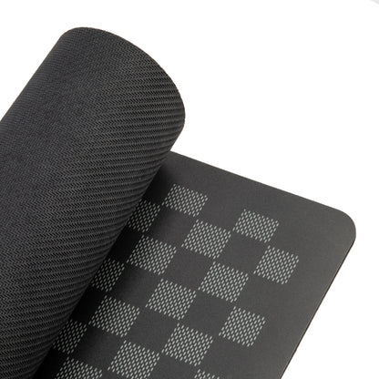 Black Checker Chewy Vuiton Bowls & Placemat Bundle