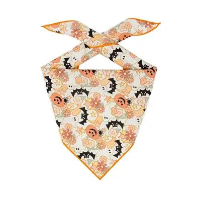 Halloween Bandana | Halloween Dog Bandana | Fall Bandana | Bats Ghosts Pumpkins Hunter K9