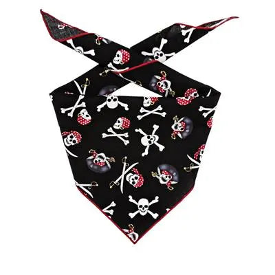 Halloween Jolly Roger Skull Dog Bandana Hunter K9