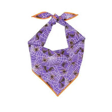 Halloween Purple Spiders Dog Bandana Hunter K9