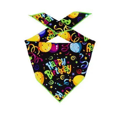 Happy Birthday Fun Dog Bandana.