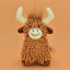 Multipet Floppy Highland Cow 10"