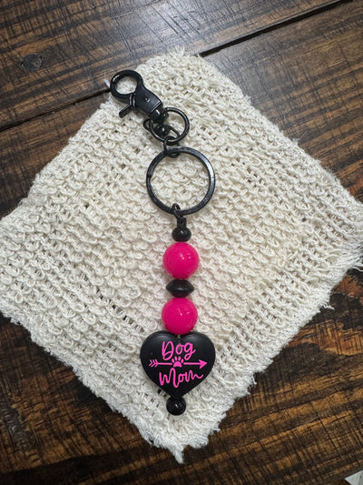 Beaded Pet Lover Keychains– Dog & Cat Mom Collection