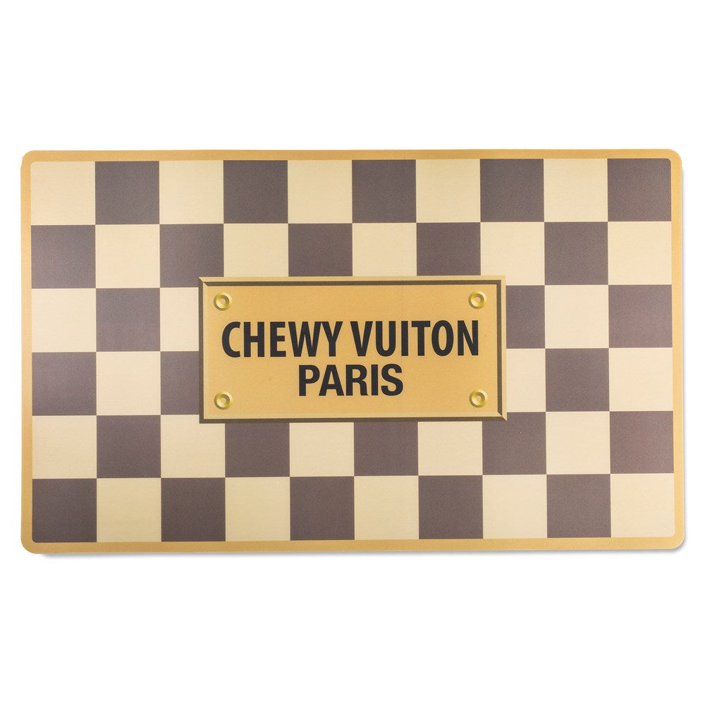 Tan Checker Chewy Vuiton Placemat