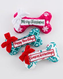 Holiday Bones | Christmas Dog Toys
