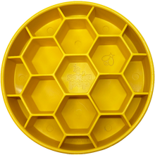 SodaPup Honeycomb eBowl deep slow feeder dog bowl with honeycomb design for enrichment, USA made, durable plastic material