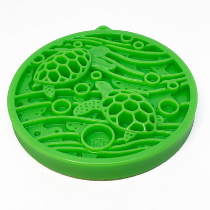 Water Nylon eCoin Durable Enrichment Snacking Coin for Dogs | USA-Made Lick Mat Alternative