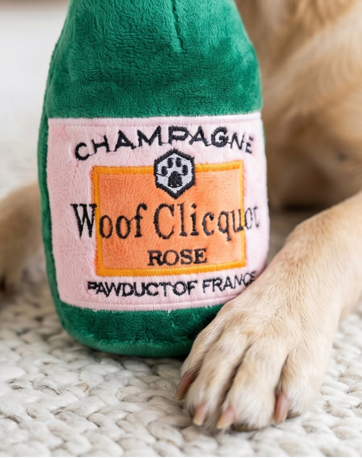 Woof Clicquot Rose'