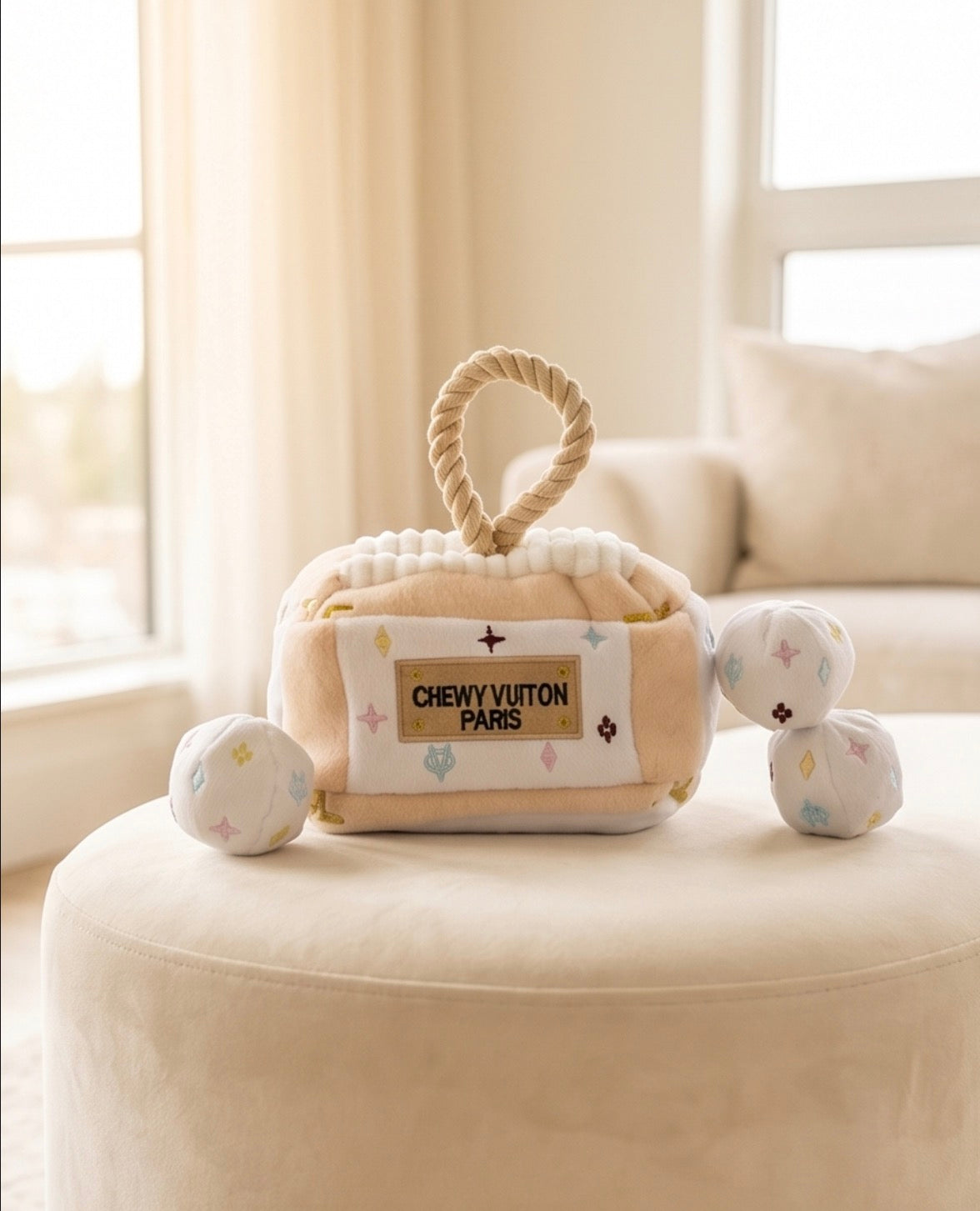 White Chewy Vuiton Trunk - Activity House