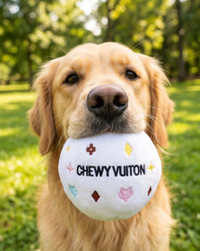 White Chewy Vuiton Ball
