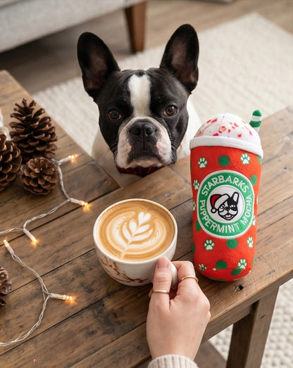 Starbarks Puppermint Mocha - Christmas Holiday Dots Cup