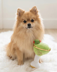 Dirty Muttini | Squeaky Plush Dog Toy with Crinkle & Mesh Lining