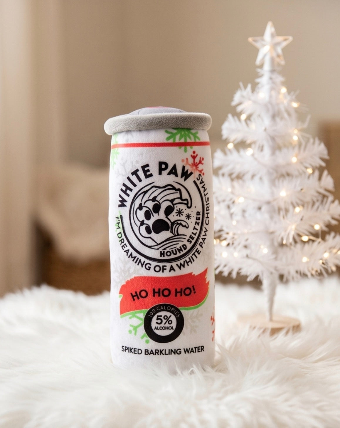 White Paw - Howliday Plush Dog Toy Holiday Christmas