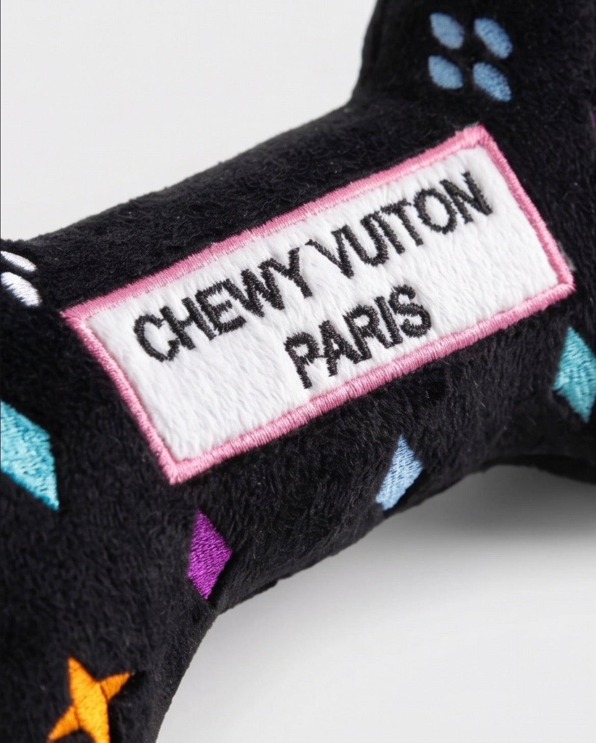 Black Monogram Chewy Vuiton Bone