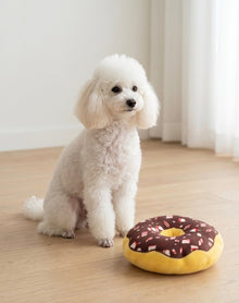 Puppermint Donut Holiday Christmas Plush Dog Toy