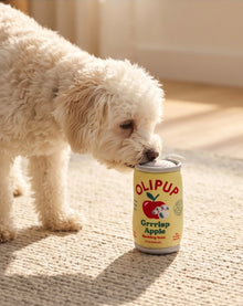 Olipup Soda Grrrisp Apple Holiday Plush Dog Toy