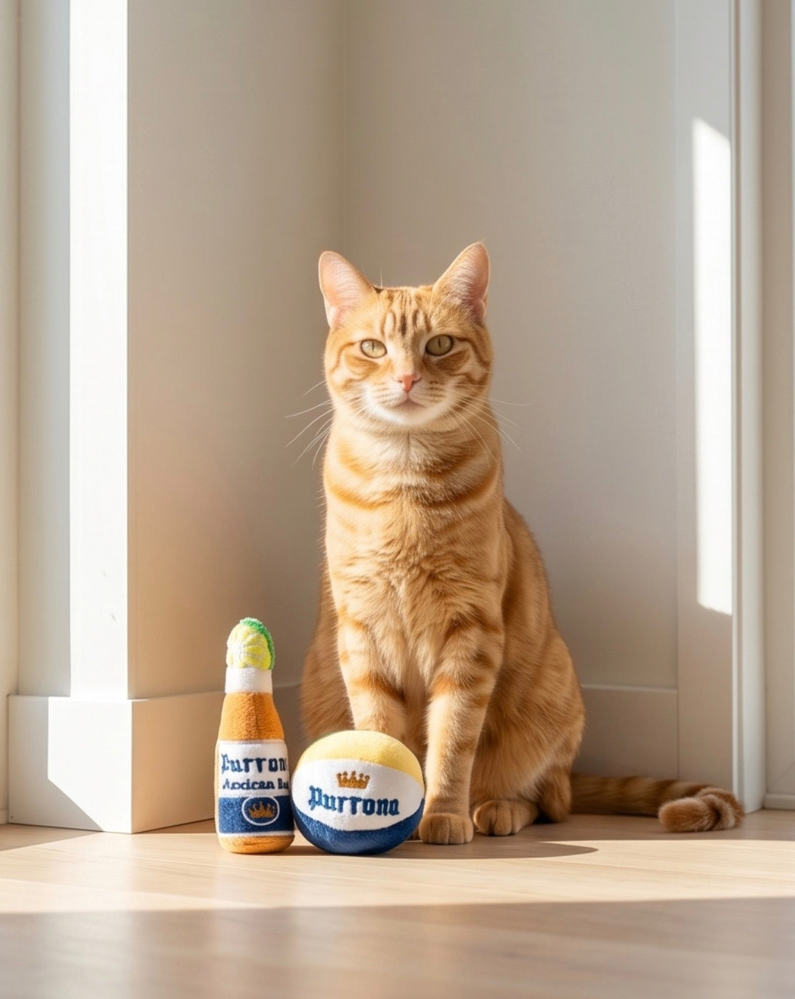 Purrona (Bottle & Ball) - Organic Catnip