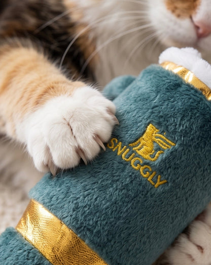 Holiday Snuggly Cup 3-Pack (Red, Ivory, & Green) - Organic Catnip