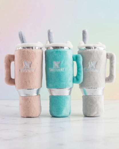 Snuggly Cup 3-Pack (Teal, Ivory, Blush) - Organic Catnip