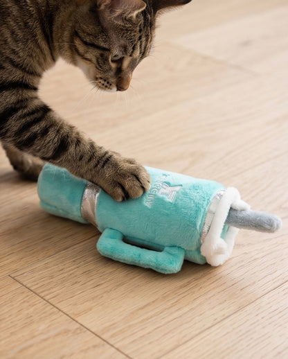 Snuggly Cup 3-Pack (Teal, Ivory, Blush) - Organic Catnip