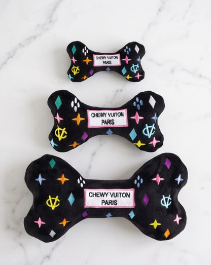Black Monogram Chewy Vuiton Bone