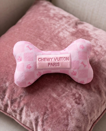 Pink Checker Chewy Vuiton Bone